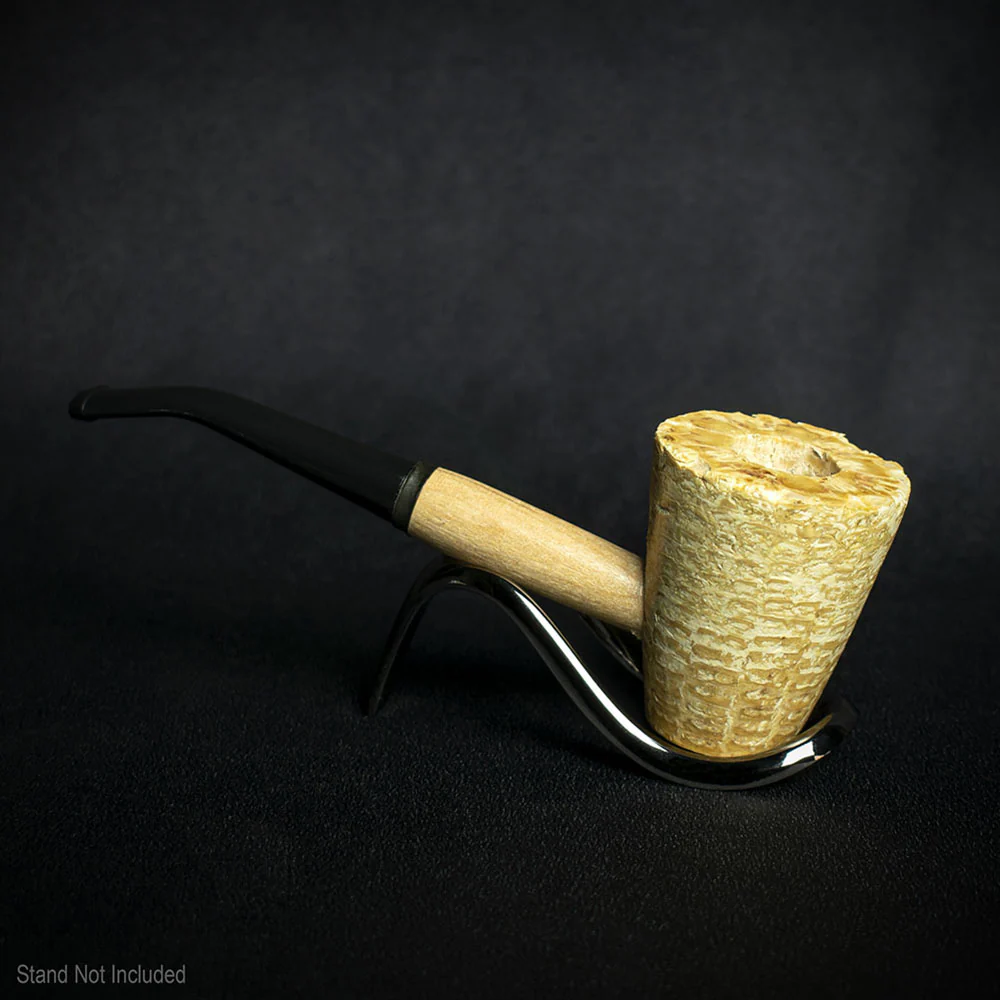 Missouri Meerschaum Mark Twain Corn Cob Pipe - Bent - Image 3