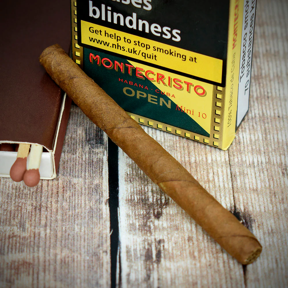 Montecristo Open Mini Cuban Cigarillos - 10 Pack - Image 2