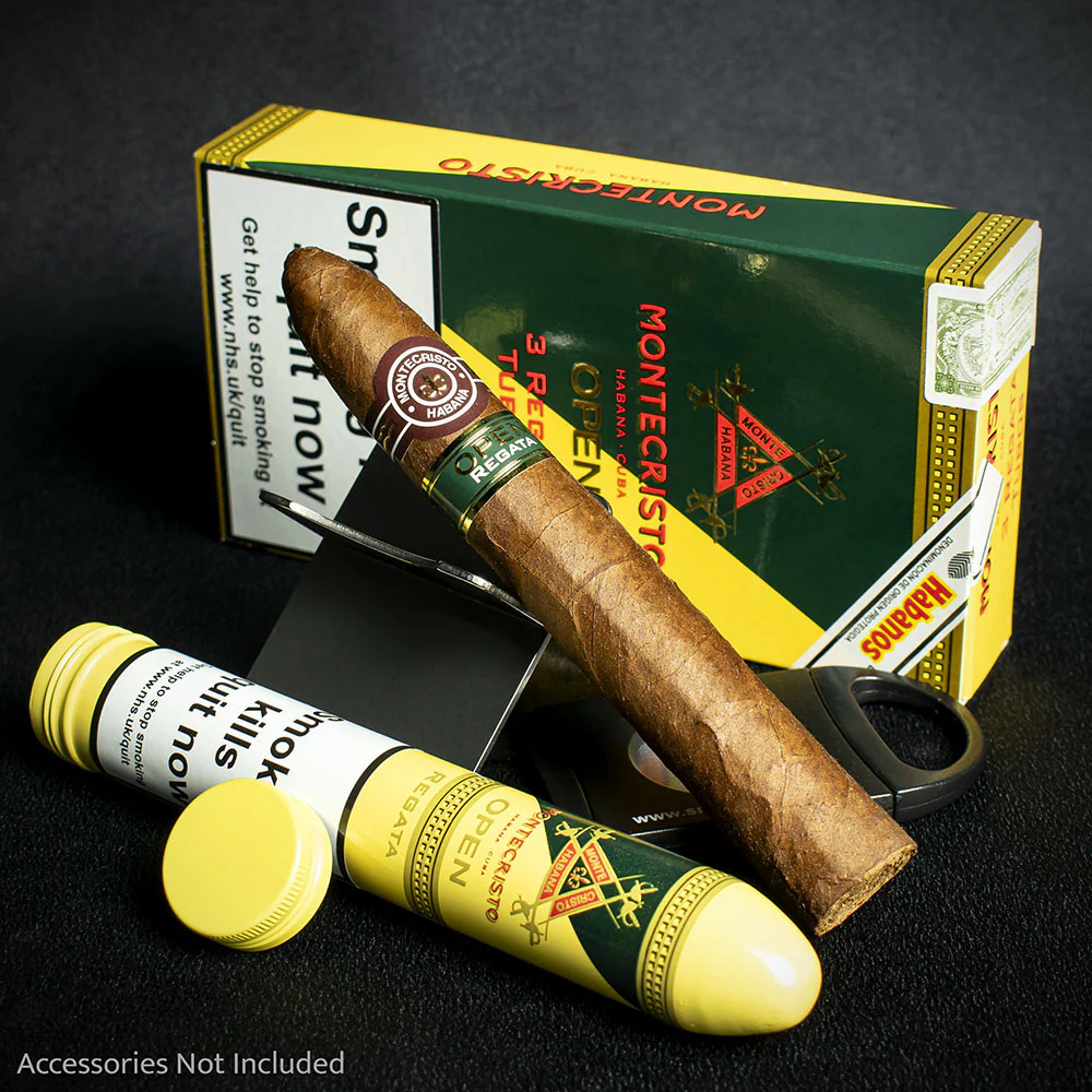 Montecristo Open Regata Tubos Cuban Cigar - Single - Image 2