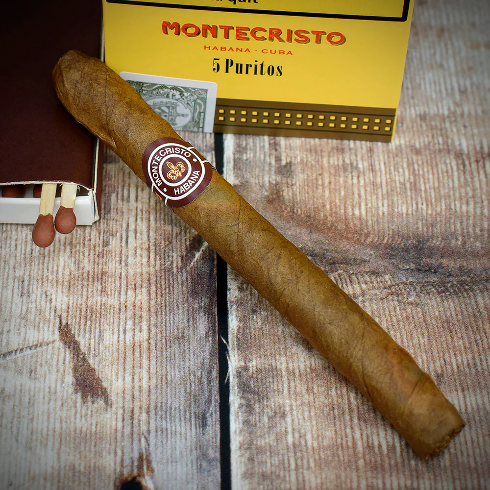 Montecristo Puritos Cuban Cigars - 5 Pack - Image 2
