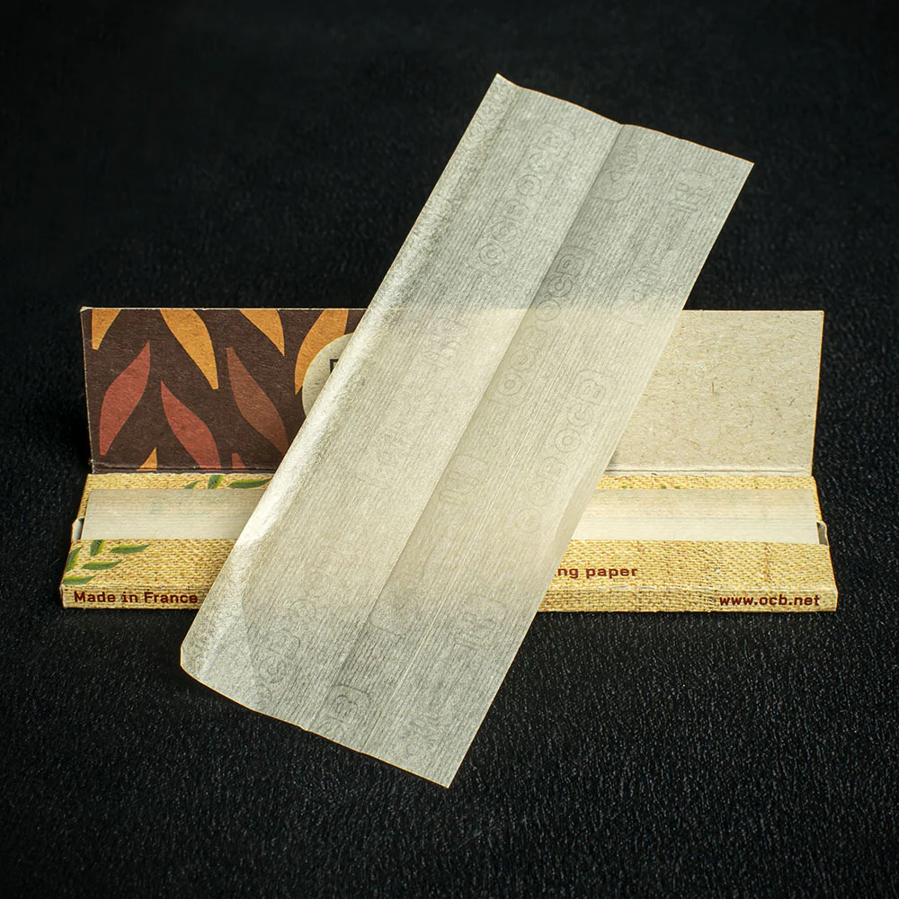 OCB Kingsize Slim Organic Hemp Rolling Papers - Box of 50 - Image 3