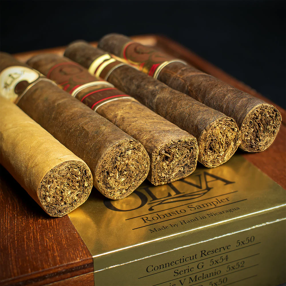 Oliva Nicaraguan Robusto Cigars Sampler - Box of 5 - Image 6