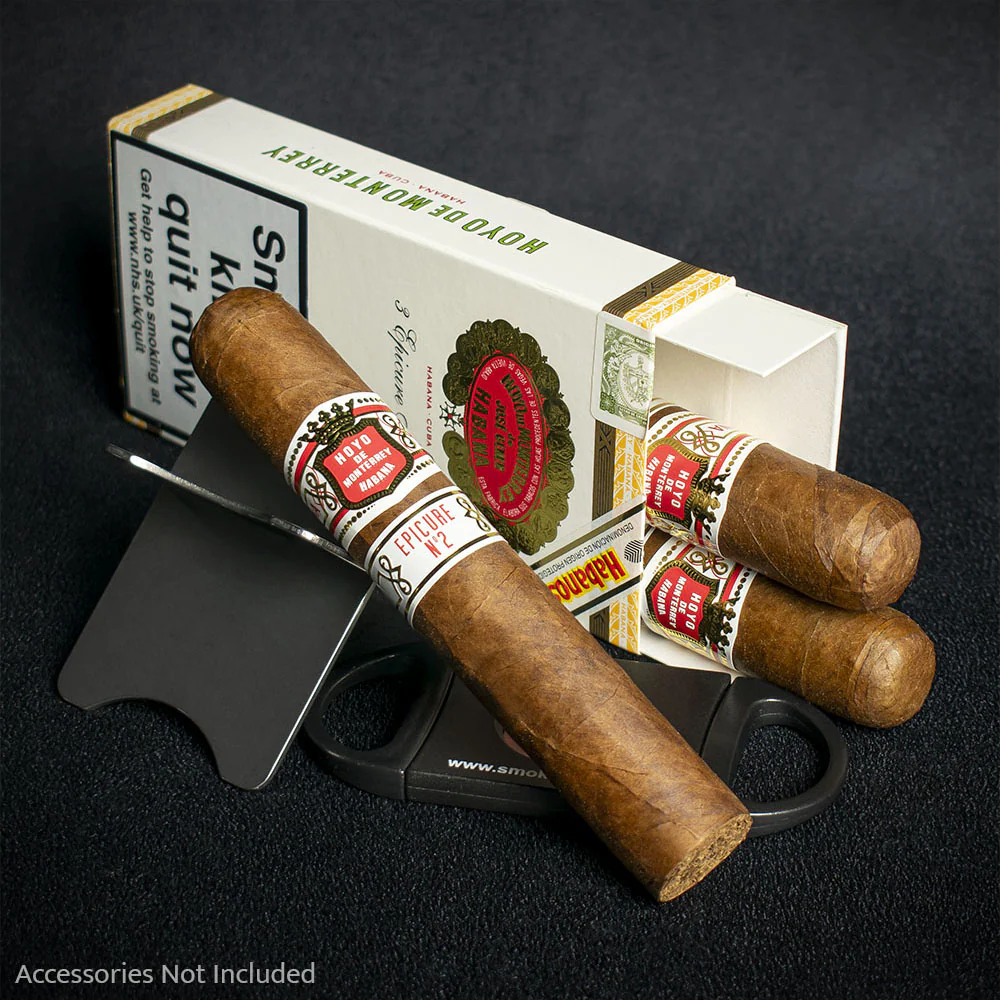 Hoyo De Monterrey Epicure No.2 Cuban Cigars - 3 Pack - Image 3