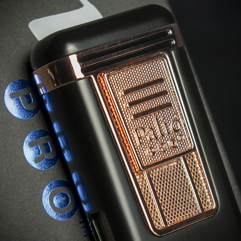 Palio Polaris Triple Flame Cigar Lighter - Black/Rose Gold - Image 2