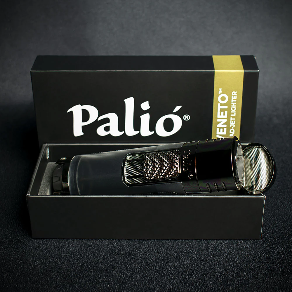 Palio Veneto Quad Flame Cigar Lighter - Black - Image 2