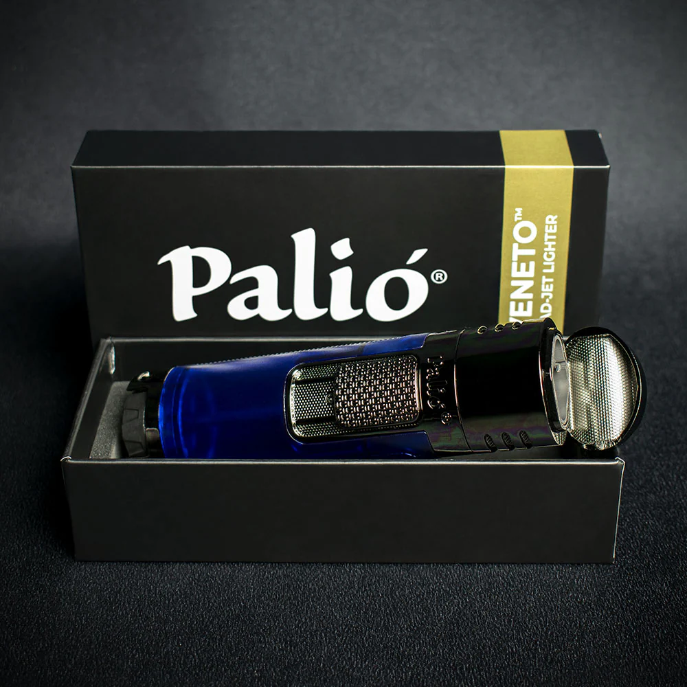 Palio Veneto Quad Flame Cigar Lighter - Blue - Image 2