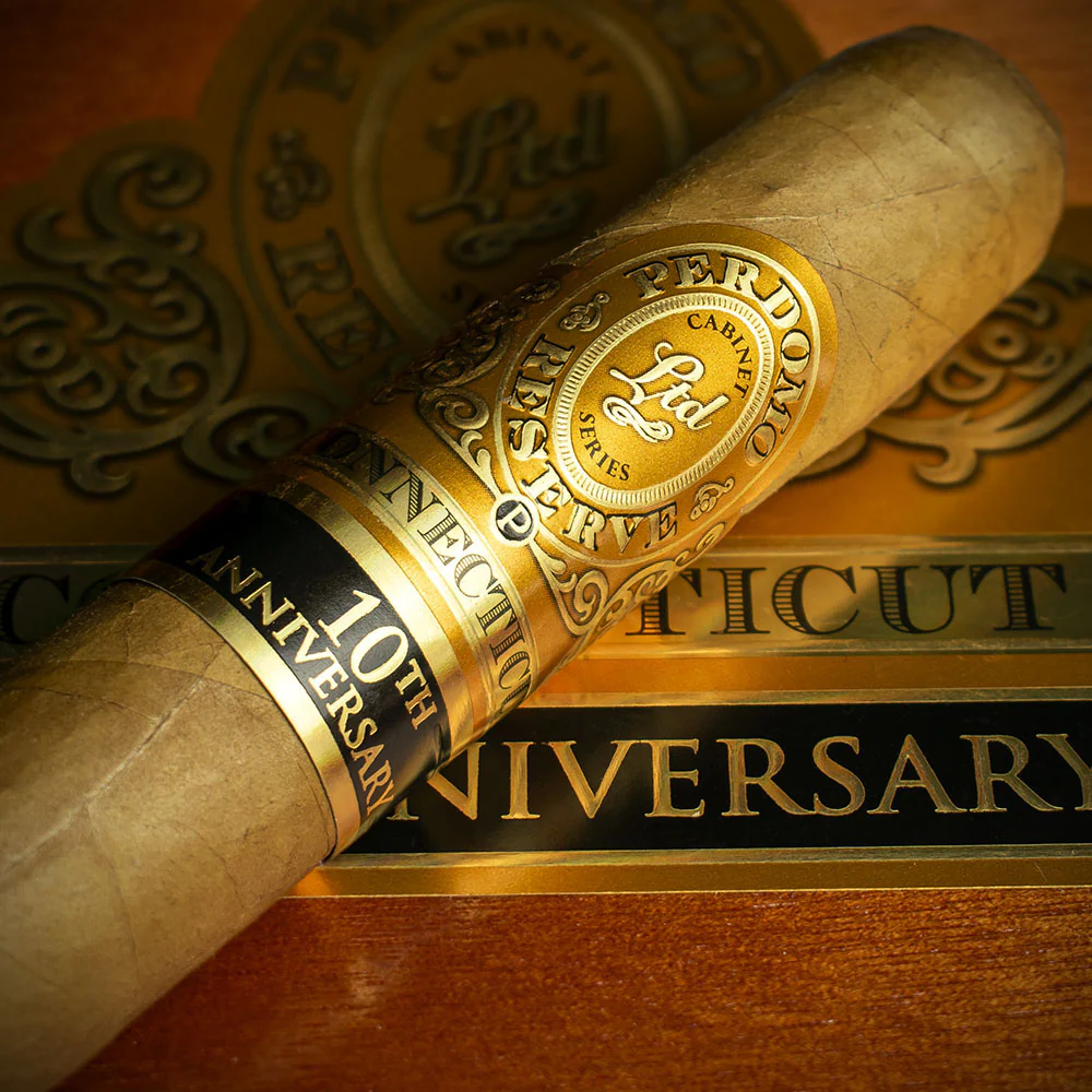 Perdomo 10th Anniversary Connecticut Super Toro Cigars - Box of 25 - Image 3