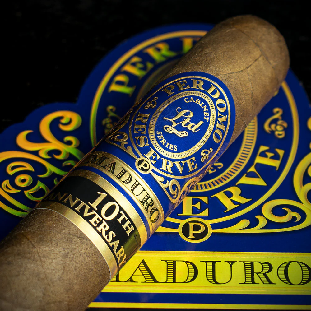 Perdomo 10th Anniversary Maduro Robusto Cigars - Box of 25 - Image 3