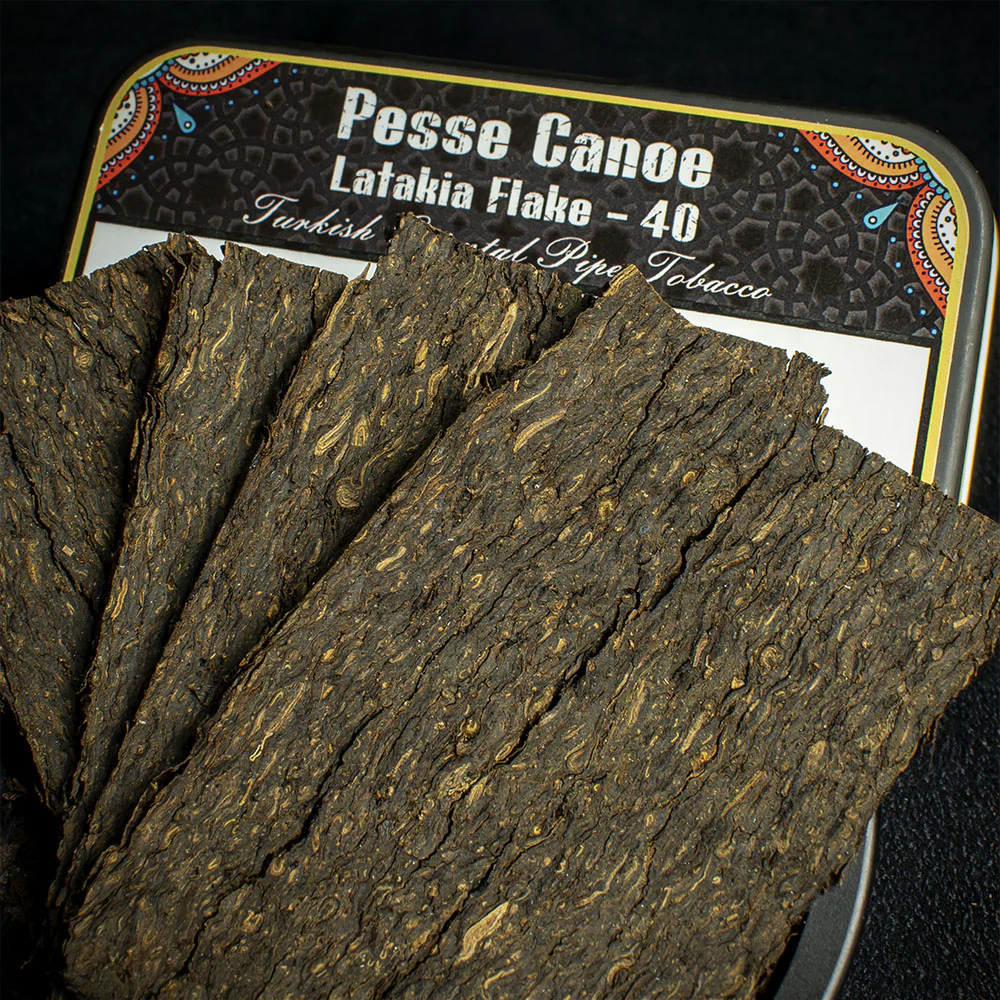 Pesse Canoe Latakia Flake 40 - 50g Tin - Image 2