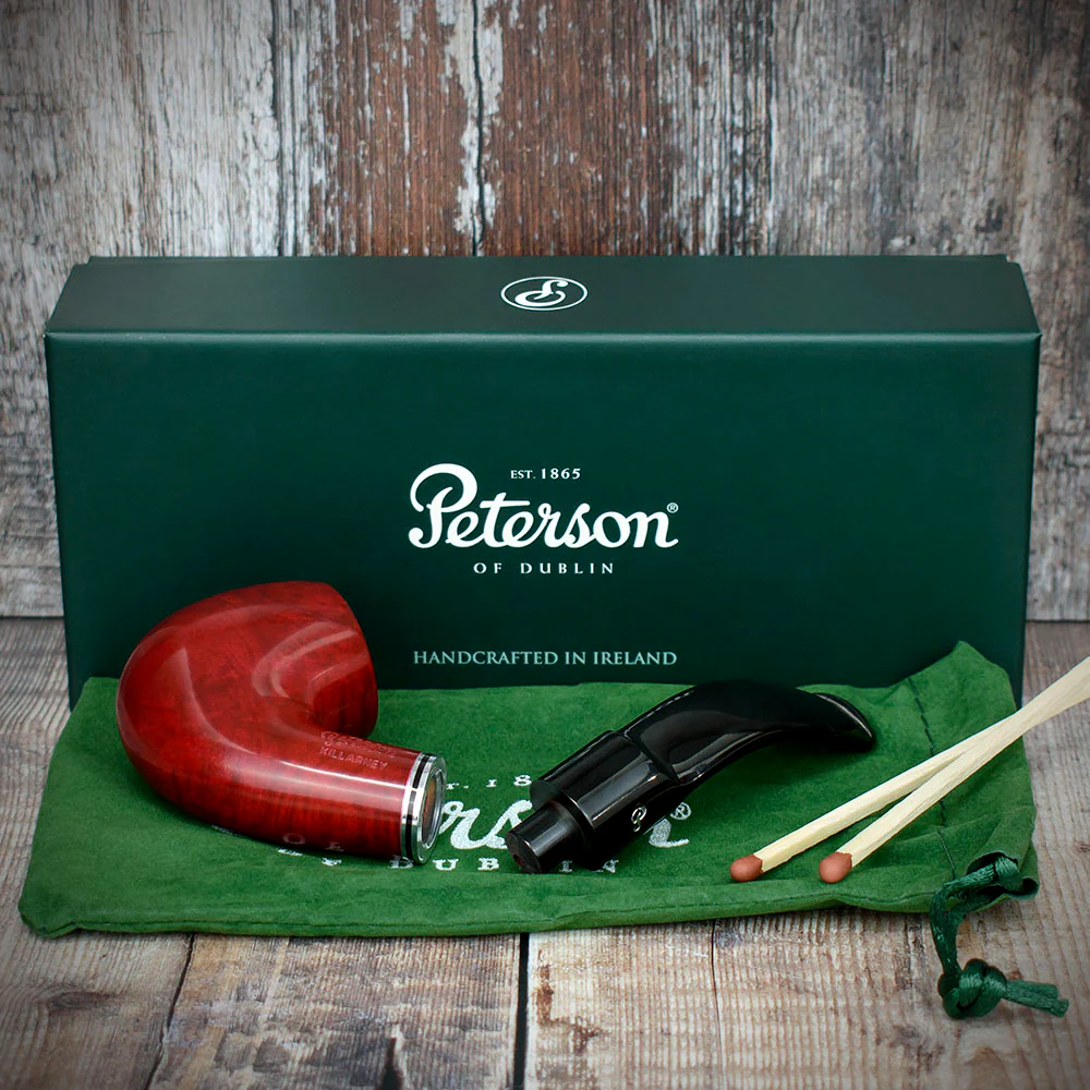 Peterson of Dublin Killarney Red Briar Smoking Pipe - Shape No.221 - Image 4