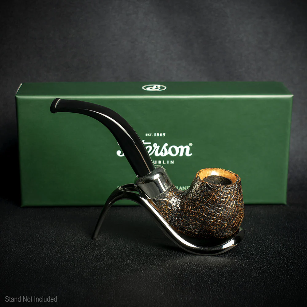 Peterson of Dublin Arklow Sandblasted Briar Smoking Pipe - Shape 230 9mm - Image 3