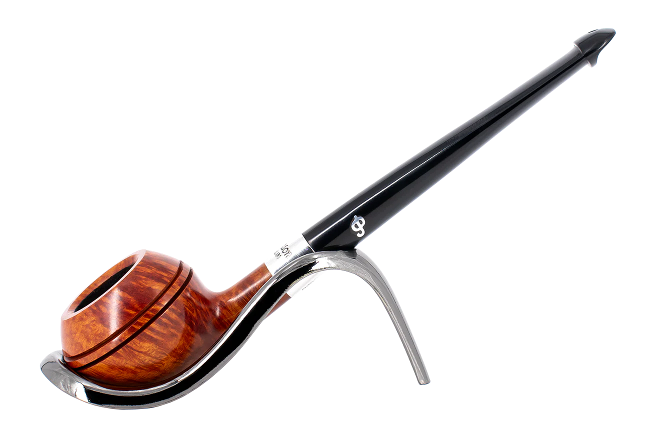Peterson of Dublin Deluxe Classic Natural Smoking Pipe - Shape 411