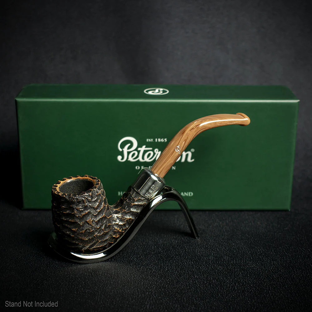 Peterson of Dublin Derry Rusticated Briar Smoking Pipe - Shape 65 - Image 2