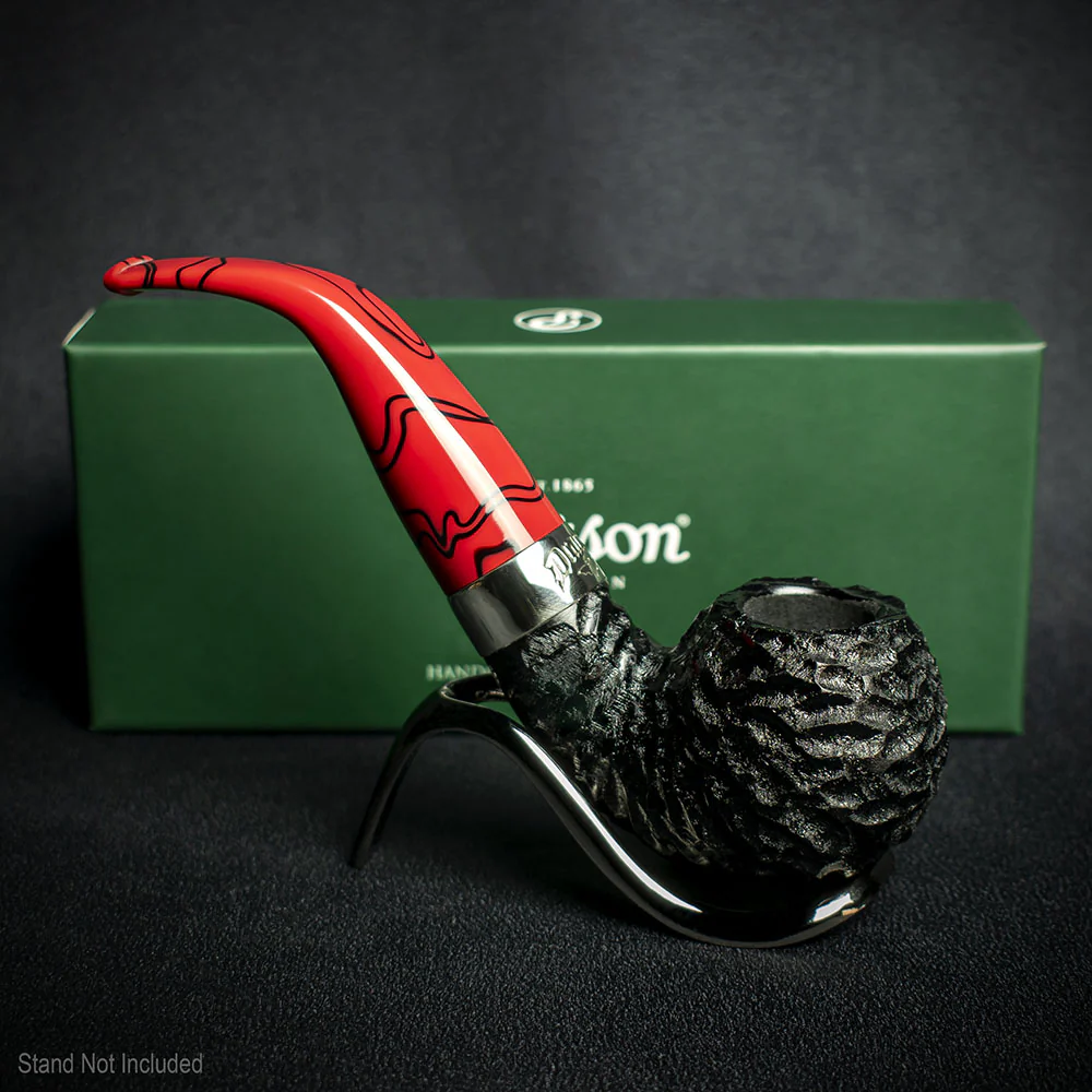 Peterson of Dublin Dracula Rusticated Briar Smoking Pipe - Shape XL02 - Image 3