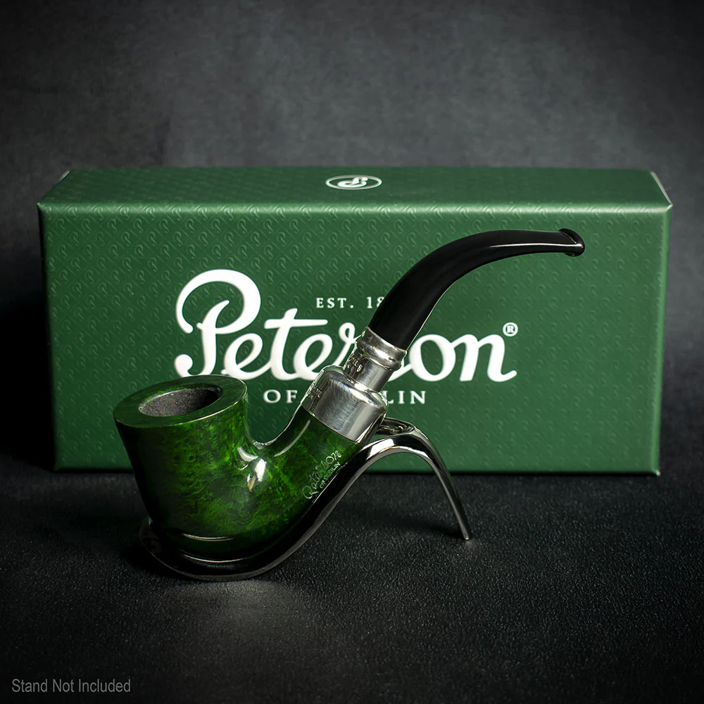 Peterson of Dublin Green Spigot Briar Smoking Pipe - Shape 05 - Image 2