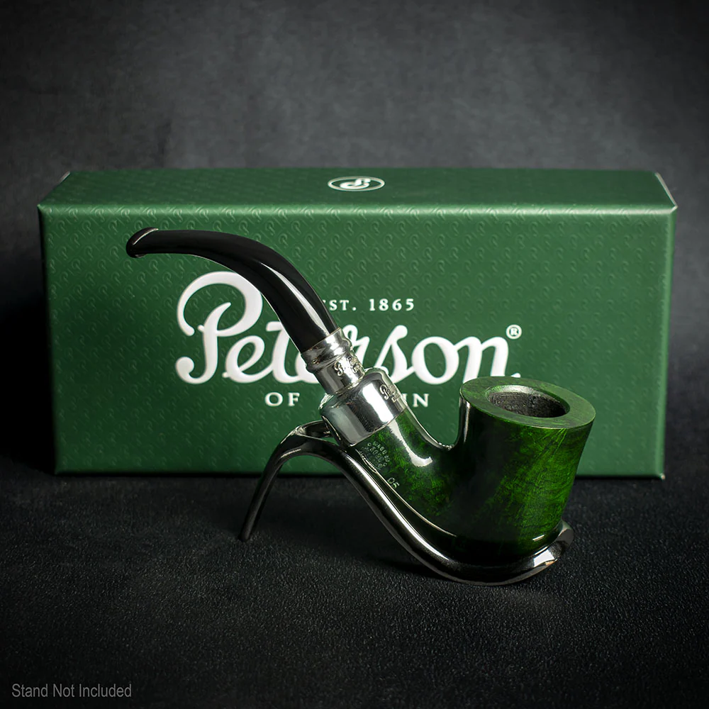 Peterson of Dublin Green Spigot Briar Smoking Pipe - Shape 05 - Image 3