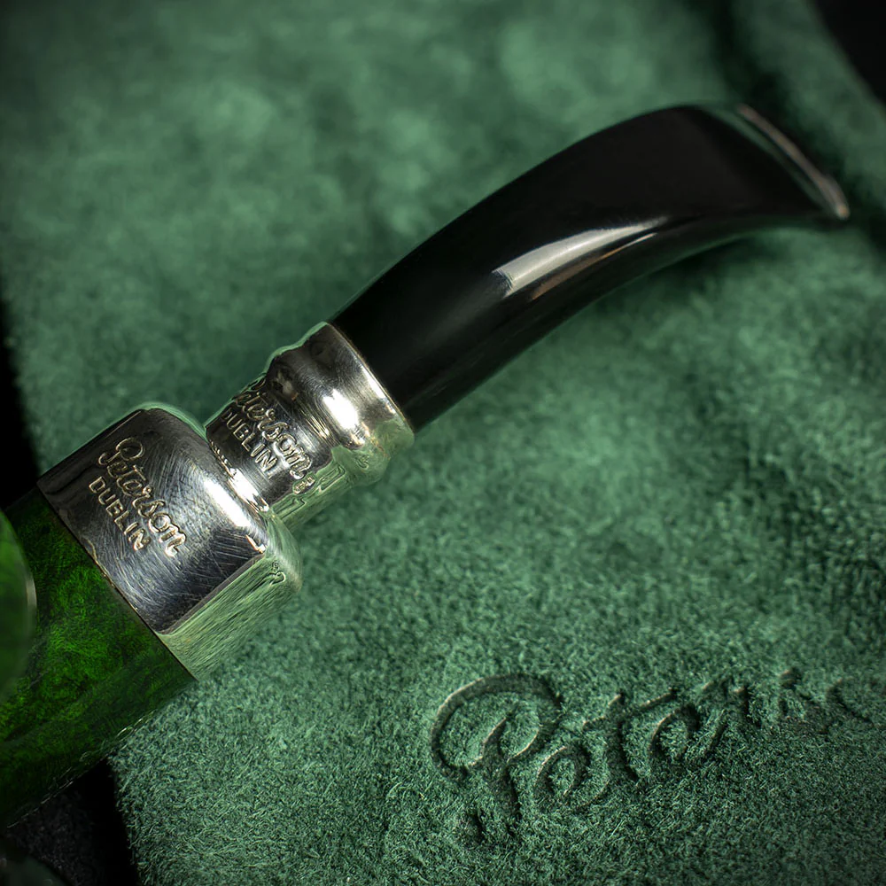 Peterson of Dublin Green Spigot Briar Smoking Pipe - Shape 05 - Image 6