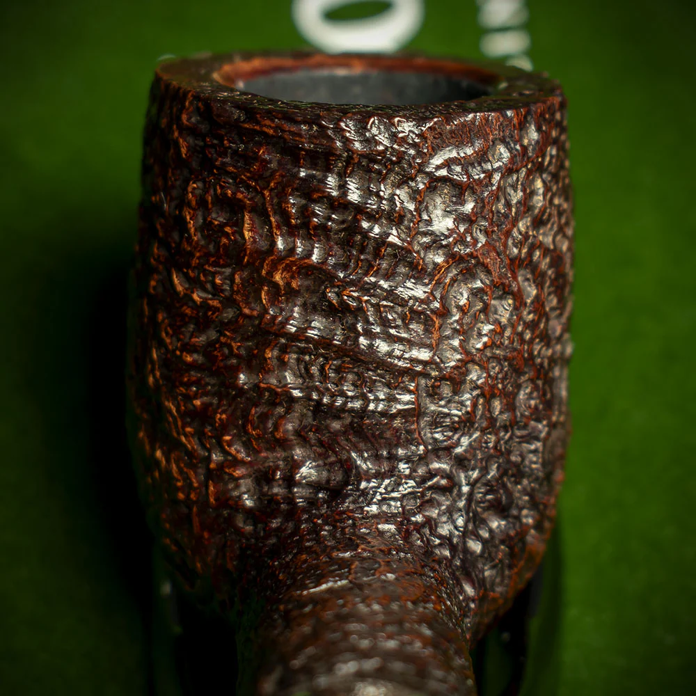 Peterson of Dublin Irish Harp 9mm Sandblast Smoking Pipe - Shape 107 - Image 7