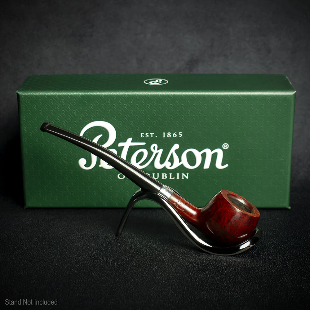 Peterson of Dublin Jnr. Terracotta Silver Mounted Prince Smoking Pipe - Image 2