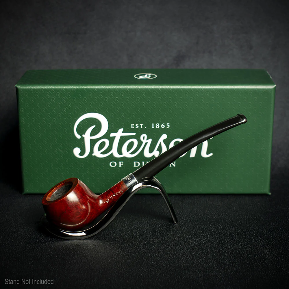 Peterson of Dublin Jnr. Terracotta Silver Mounted Prince Smoking Pipe - Image 3