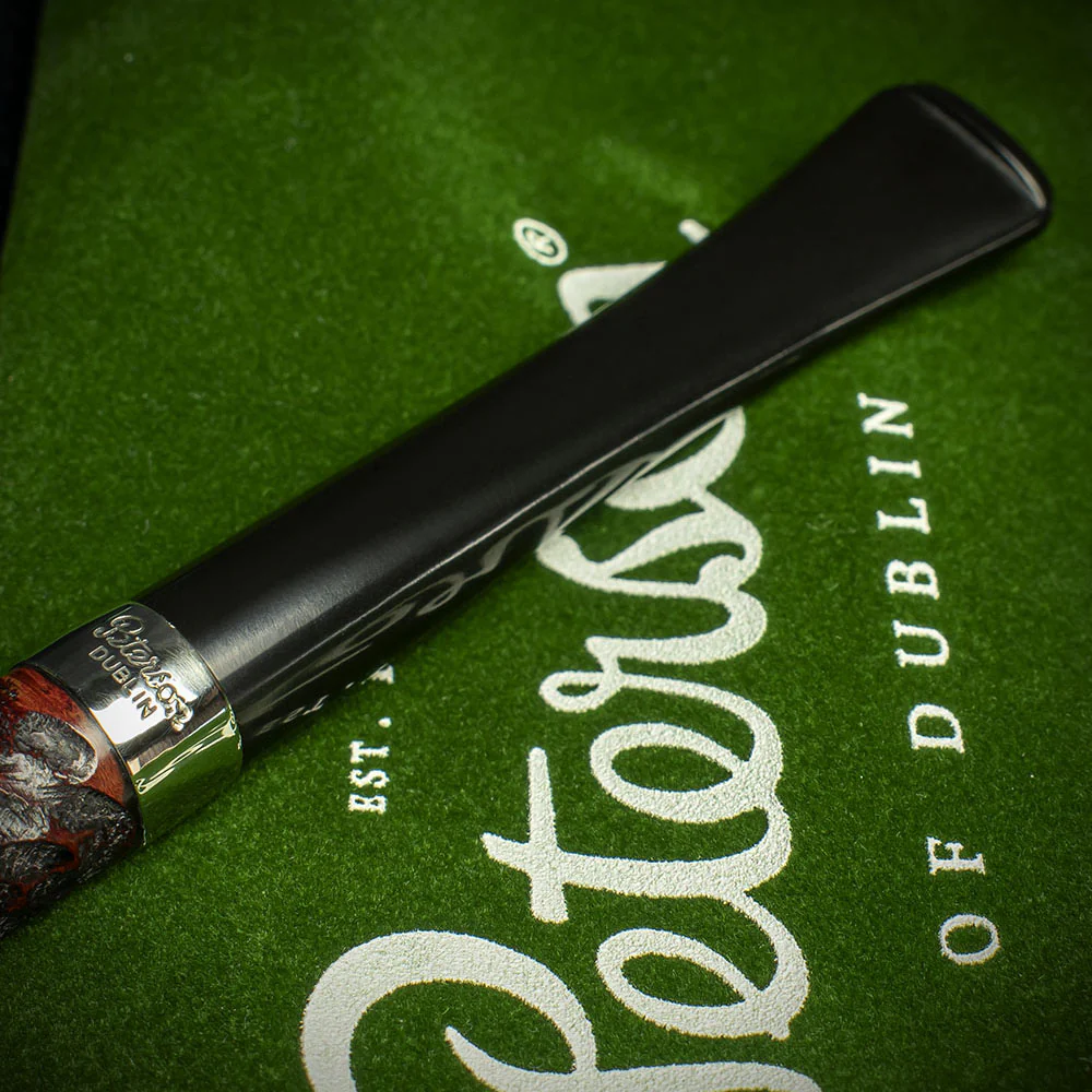 Peterson of Dublin Junior Rusticated Briar Smoking Pipe - Rhodesian - Image 6
