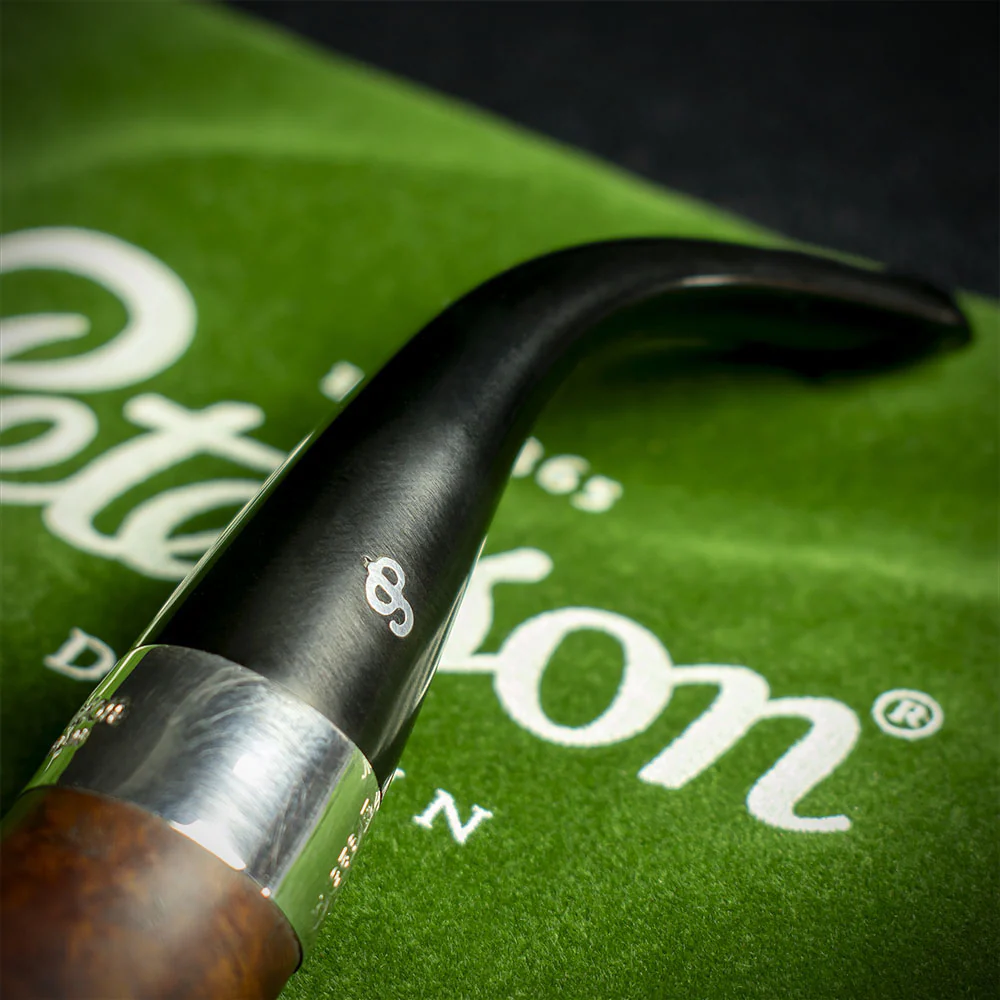 Peterson of Dublin Kildare Silver Mounted Briar Pipe - Shape No.03 9mm Filter - Image 6