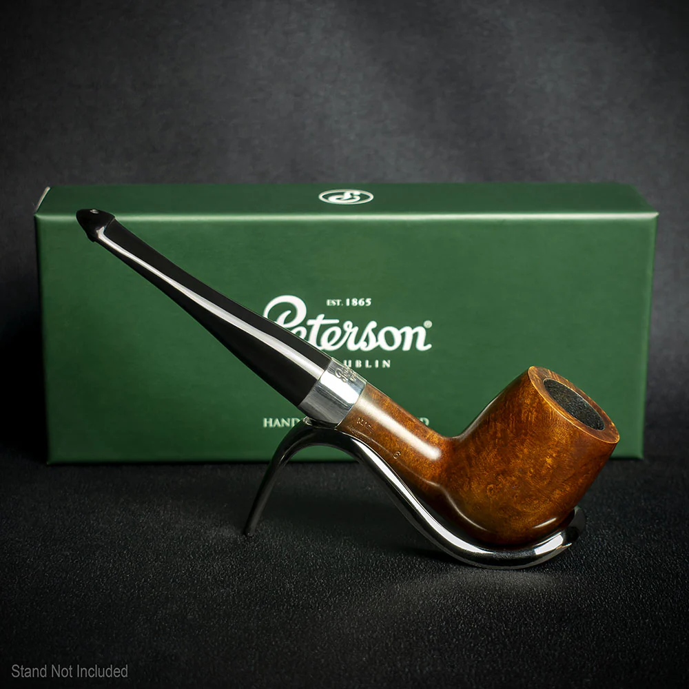 Peterson of Dublin Kildare Silver Mounted Briar Pipe - Shape No.06 9mm Filter - Image 3