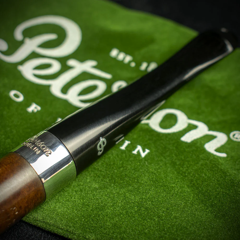 Peterson of Dublin Kildare Silver Mounted Briar Pipe - Shape No.06 9mm Filter - Image 6