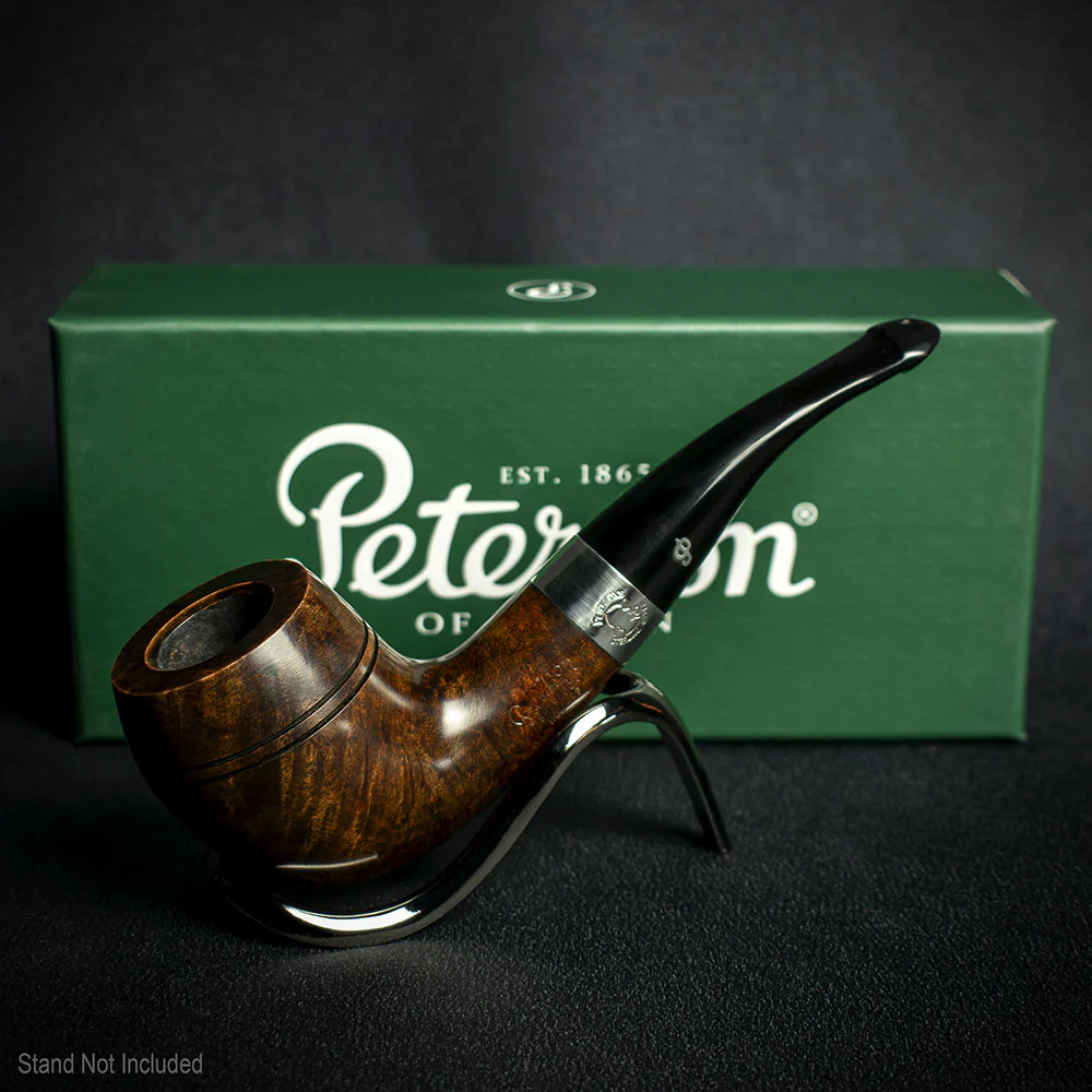 Peterson of Dublin Sherlock Holmes Briar Smoking Pipe - Dark Series Deerstalker Smooth - Image 2