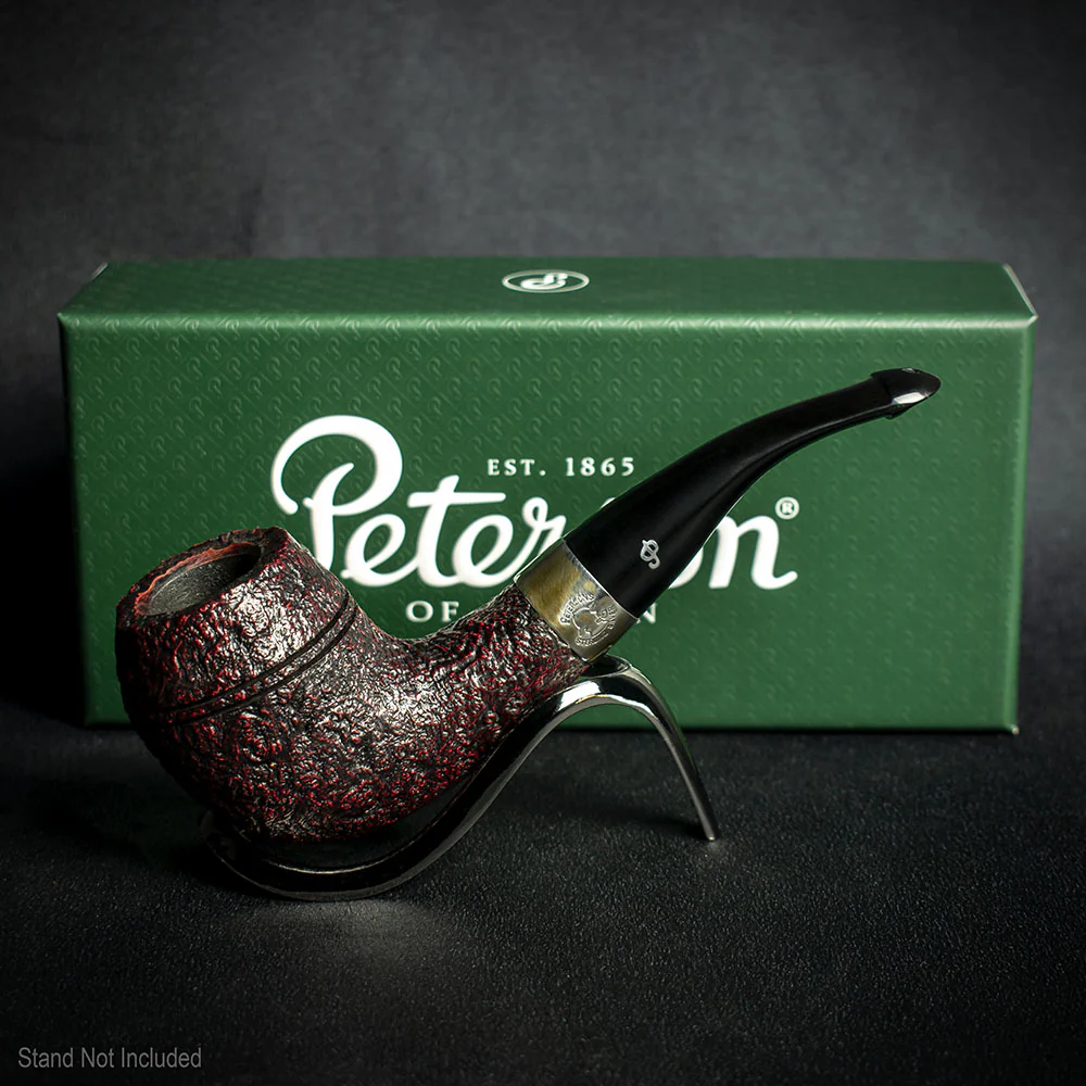 Peterson of Dublin Sherlock Holmes Briar Smoking Pipe - Red Sandblast Deerstalker - Image 2