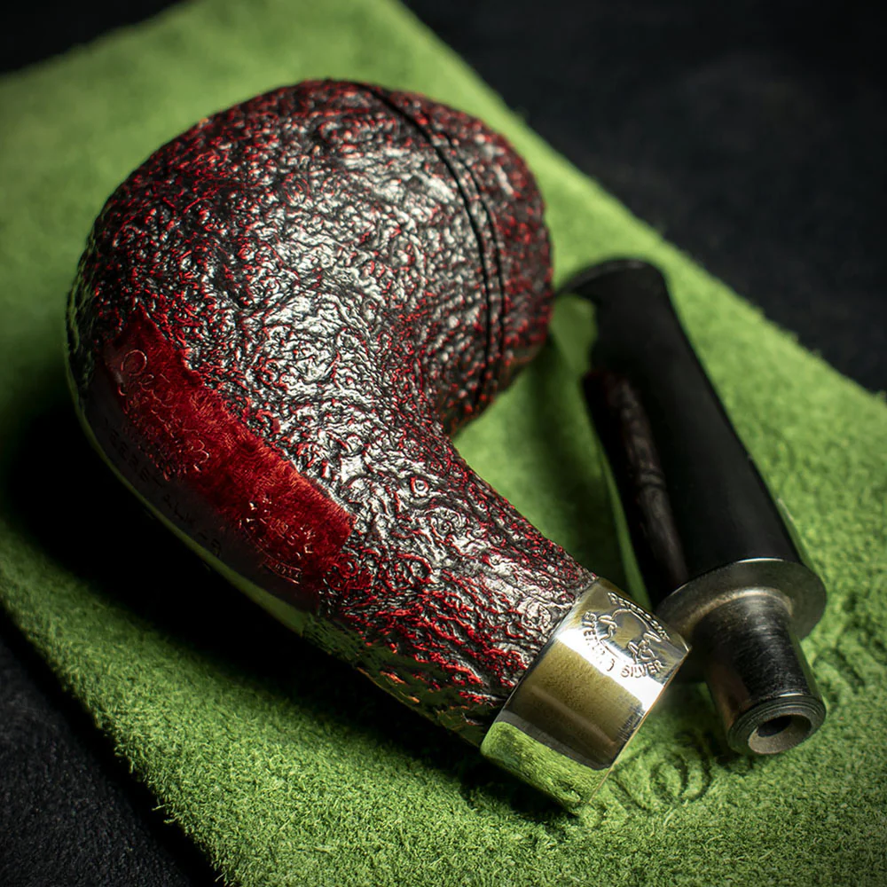 Peterson of Dublin Sherlock Holmes Briar Smoking Pipe - Red Sandblast Deerstalker - Image 4