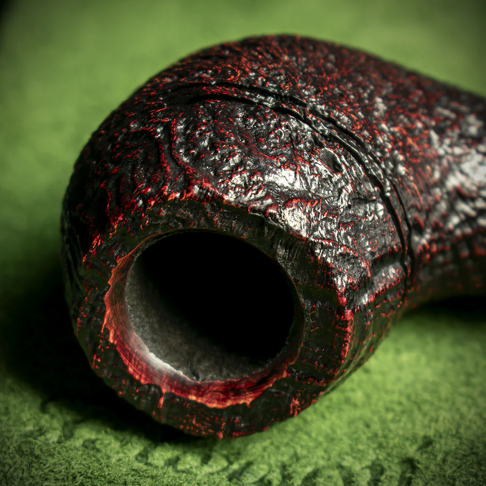 Peterson of Dublin Sherlock Holmes Briar Smoking Pipe - Red Sandblast Deerstalker - Image 5