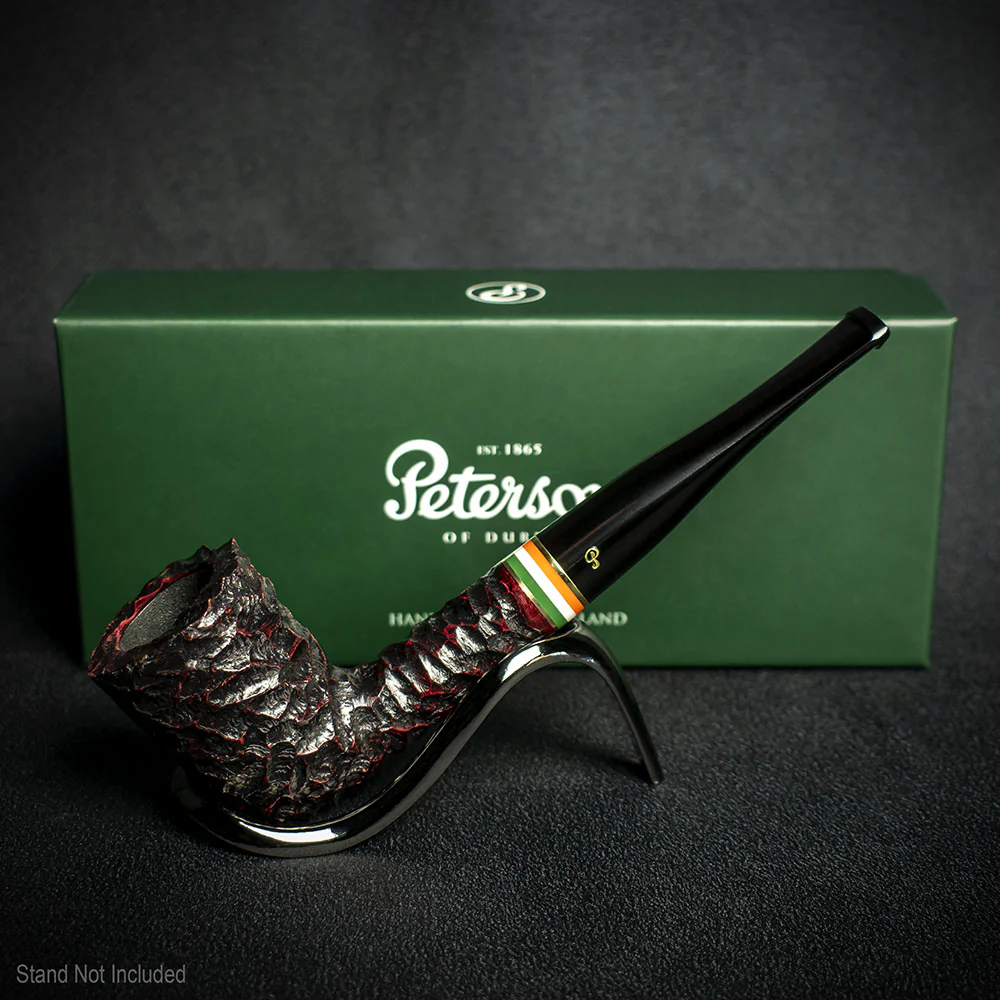 Peterson of Dublin St. Patrick's Day 2026 Rusticated Briar Pipe - Shape 120 - Image 2