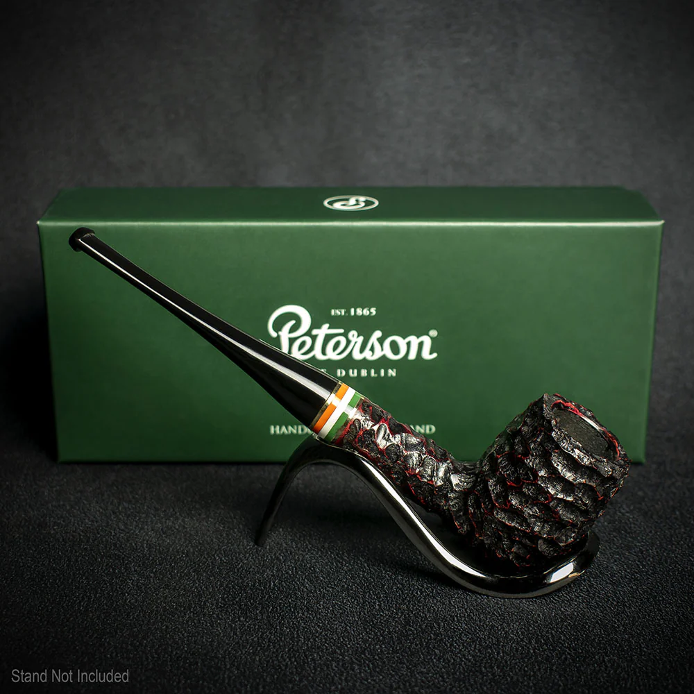Peterson of Dublin St. Patrick's Day 2026 Rusticated Briar Pipe - Shape 15 - Image 3
