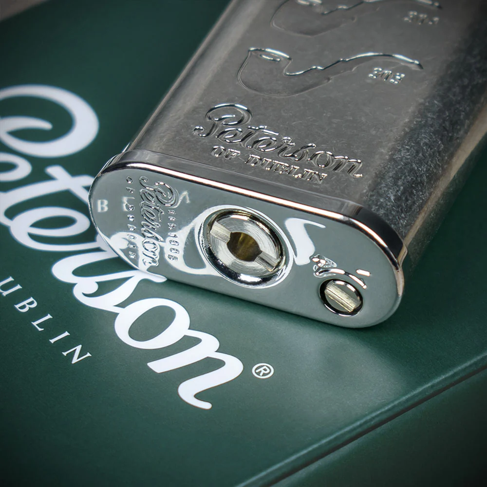 Peterson of Dublin System Metal Pipe Lighter - Brushed Chrome - Image 5