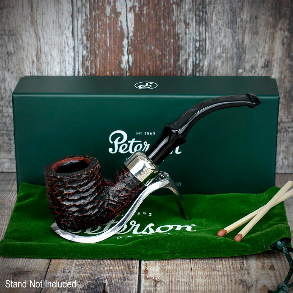 Peterson of Dublin System Rustic Briar Smoking Pipe - Shape No.301 - Image 2
