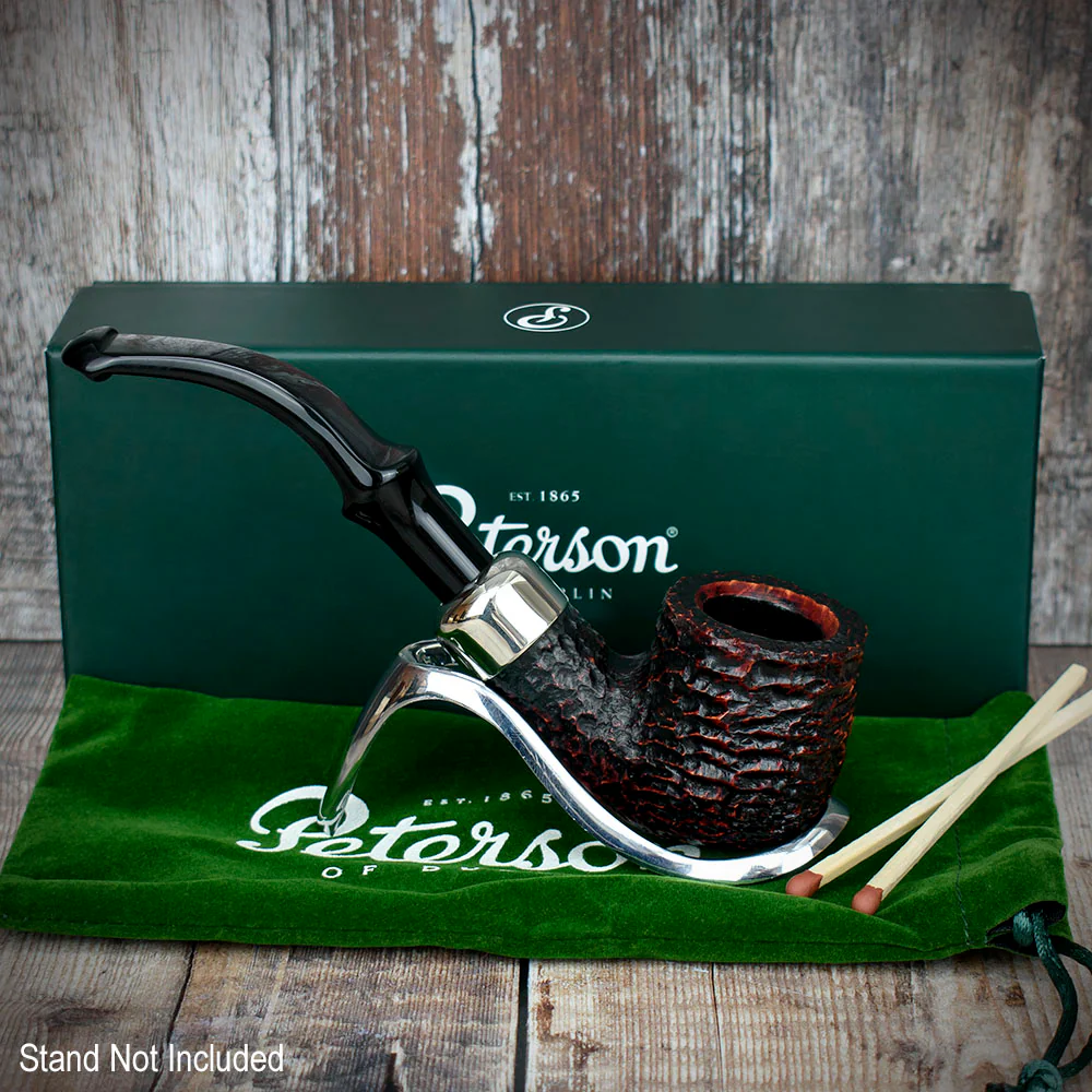 Peterson of Dublin System Rustic Briar Smoking Pipe - Shape No.301 - Image 3