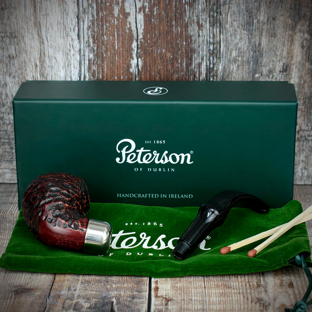 Peterson of Dublin System Rustic Briar Smoking Pipe - Shape No.303 - Image 4