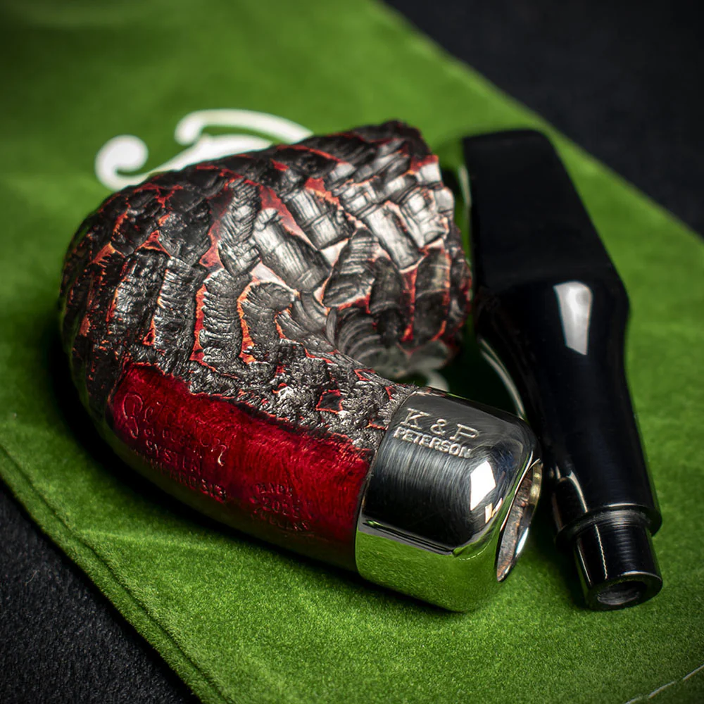Peterson of Dublin System Rustic Briar Smoking Pipe - Shape No.313 - Image 4