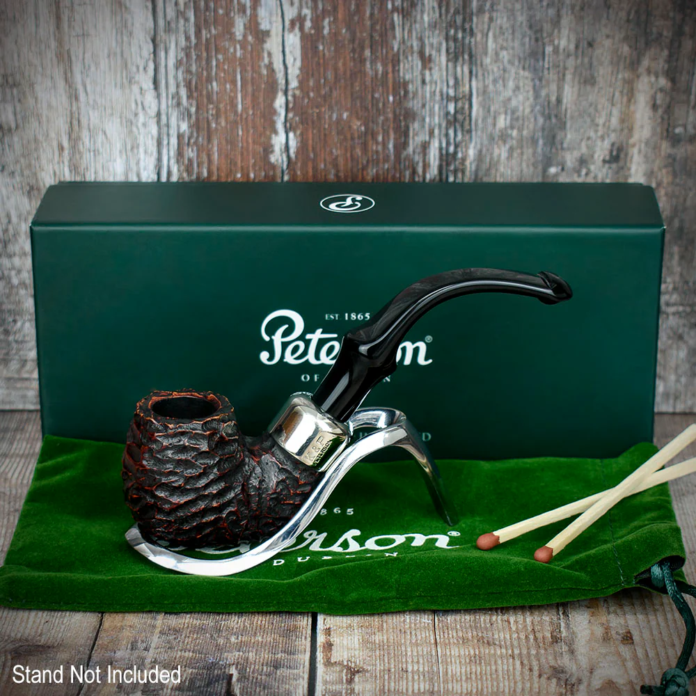 Peterson of Dublin System Rustic Briar Smoking Pipe - Shape No.317 - Image 2
