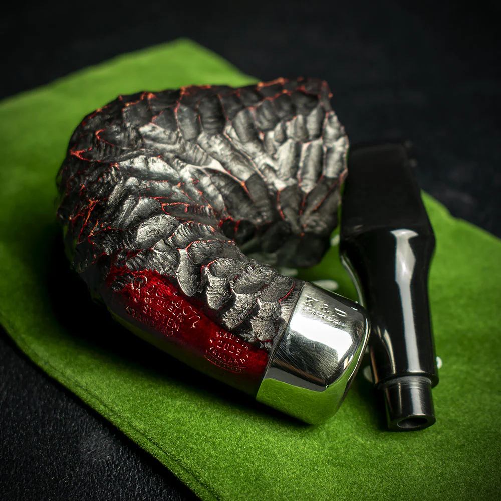 Peterson of Dublin System Rustic Briar Smoking Pipe - Shape No.XL315 - Image 4
