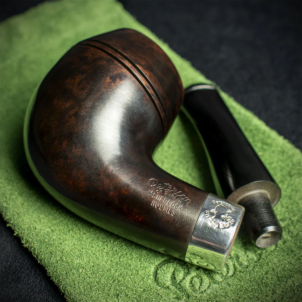Peterson of Dublin Sherlock Holmes Briar Smoking Pipe - Heritage Collection Deerstalker Smooth - Image 4