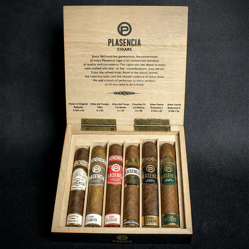 Plasencia Limited Edition Robusto Sampler - 6 Cigars - Image 2