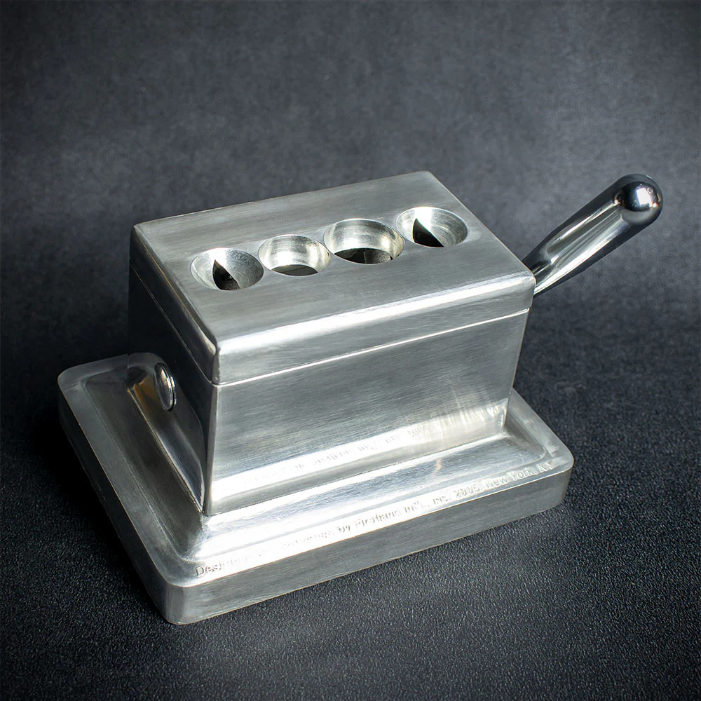 Quad Table Cigar Cutter - Straight & V Cut - Image 2