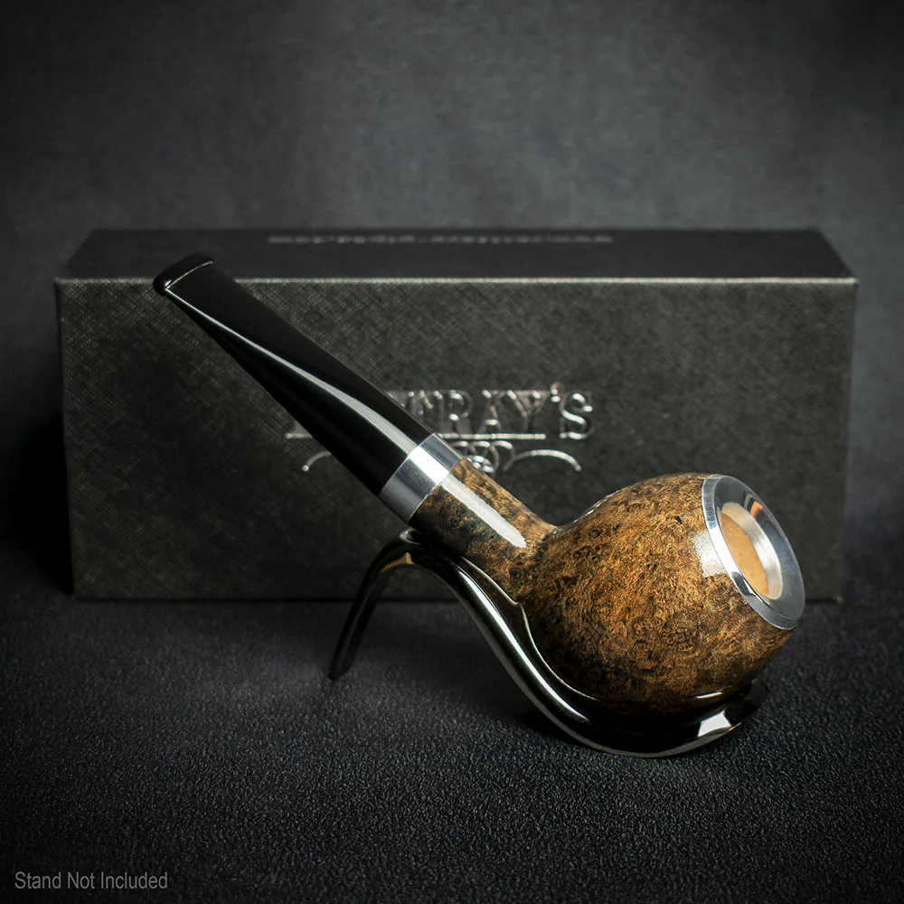 Rattray's Dark Reign Grey Briar Smoking Pipe - Shape 121 - Image 3