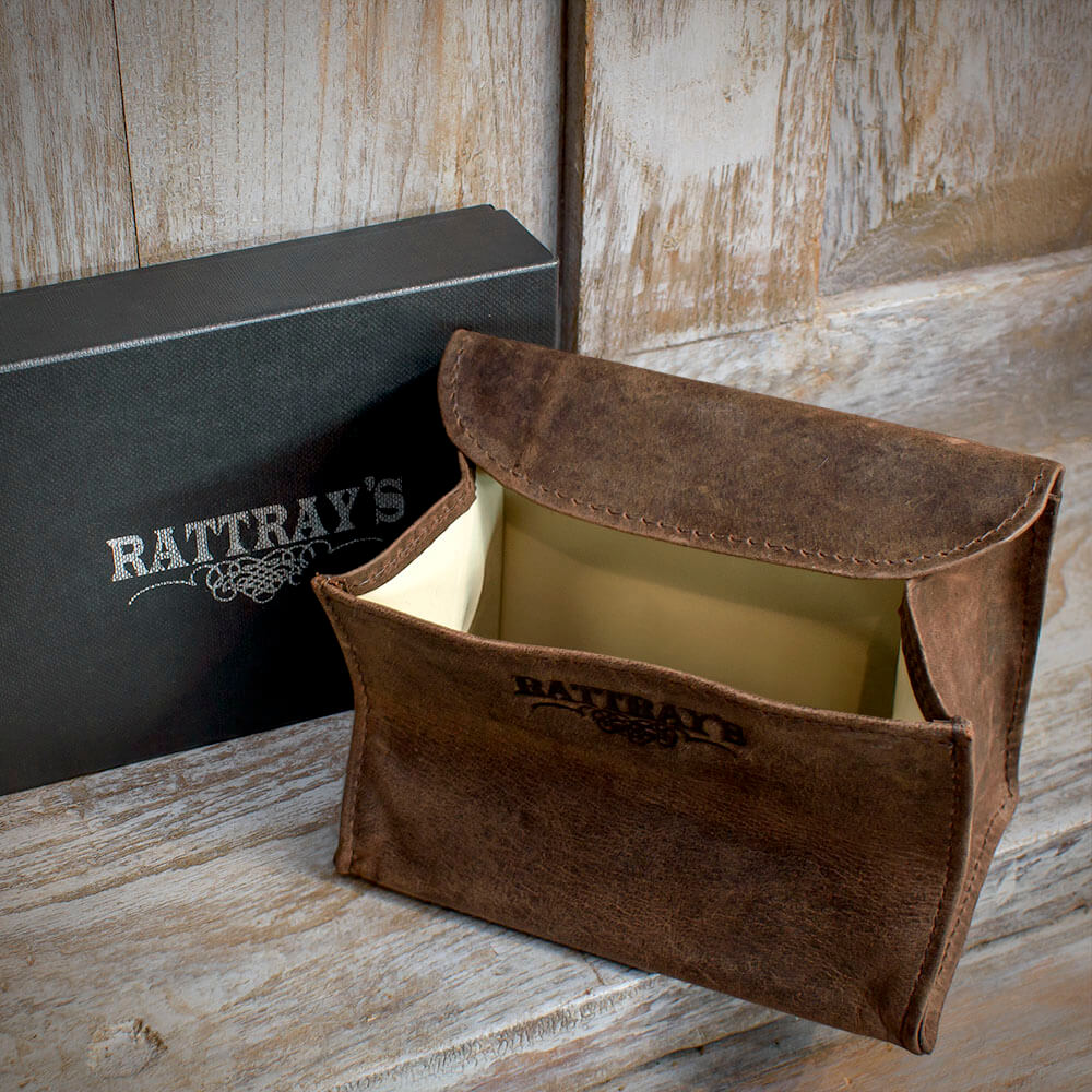 Rattray's Peat Leather Pipe Tobacco Pouch - Small Stand Up 2 - Image 4