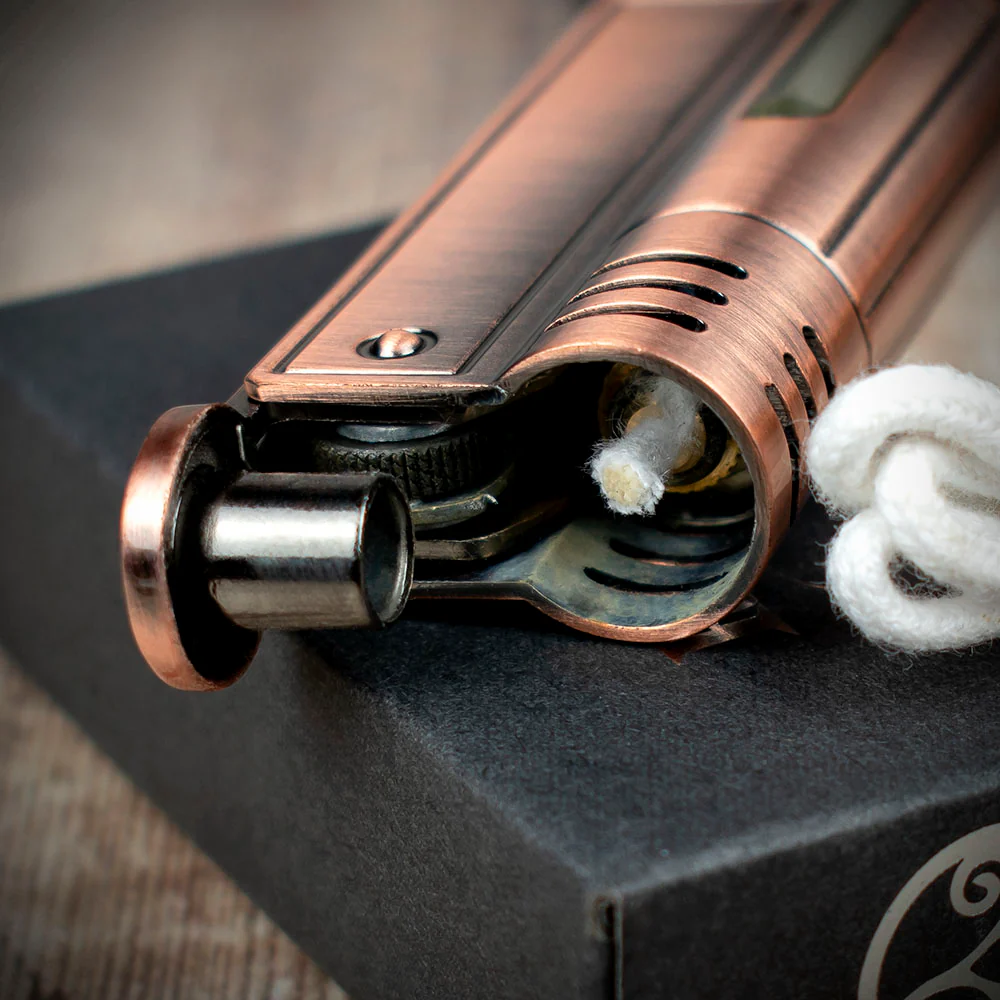 Rattray's Steam Punk Petrol Lighter - Rose Gold Finish - Image 3
