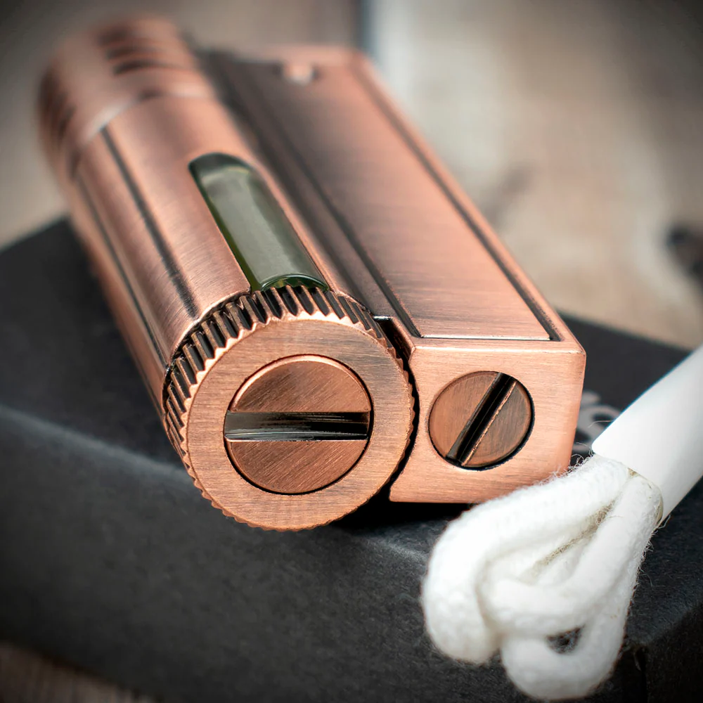 Rattray's Steam Punk Petrol Lighter - Rose Gold Finish - Image 4