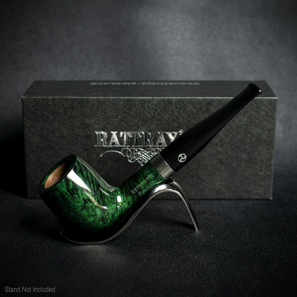 Rattray's Lowland 37 Green Smooth 9mm Pipe - Image 2