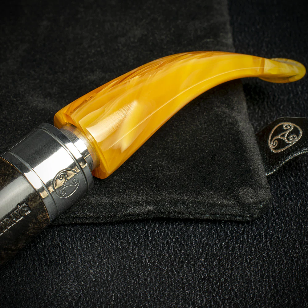 Rattray's Monarch Black 9mm Briar Smoking Pipe - Shape 4 - Image 6